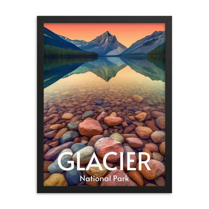 Glacier National Park Framed poster