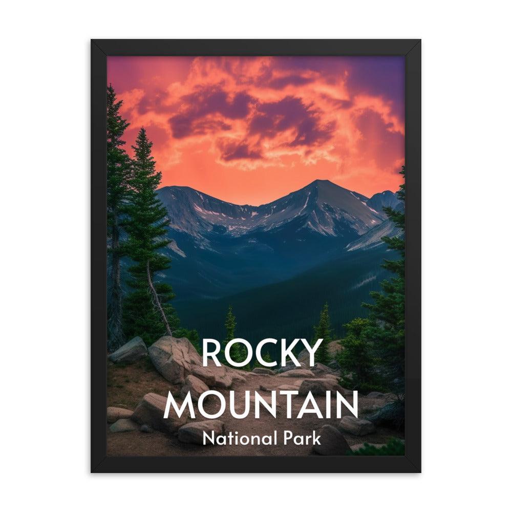 Rocky Mountain National Park Framed poster