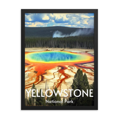 Yellowstone National Park Framed poster