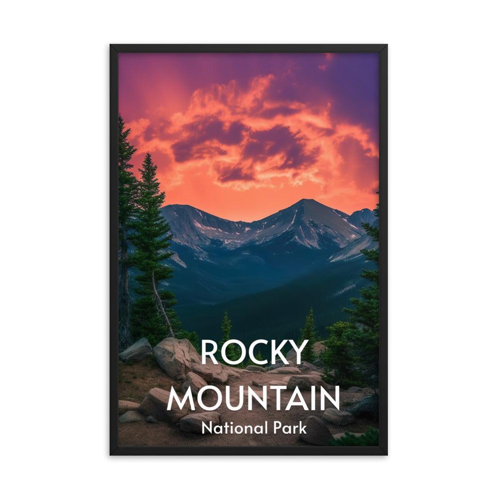 Rocky Mountain National Park Framed poster