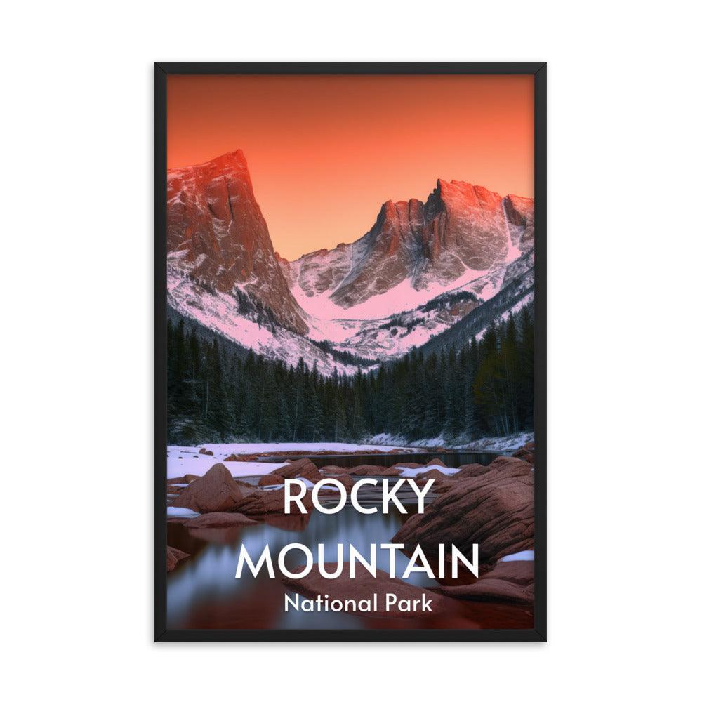 Rocky Mountain National Park Framed poster