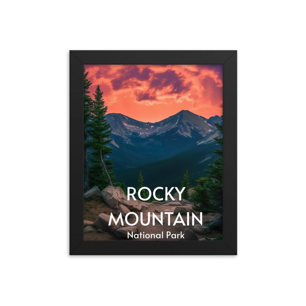 Rocky Mountain National Park Framed poster