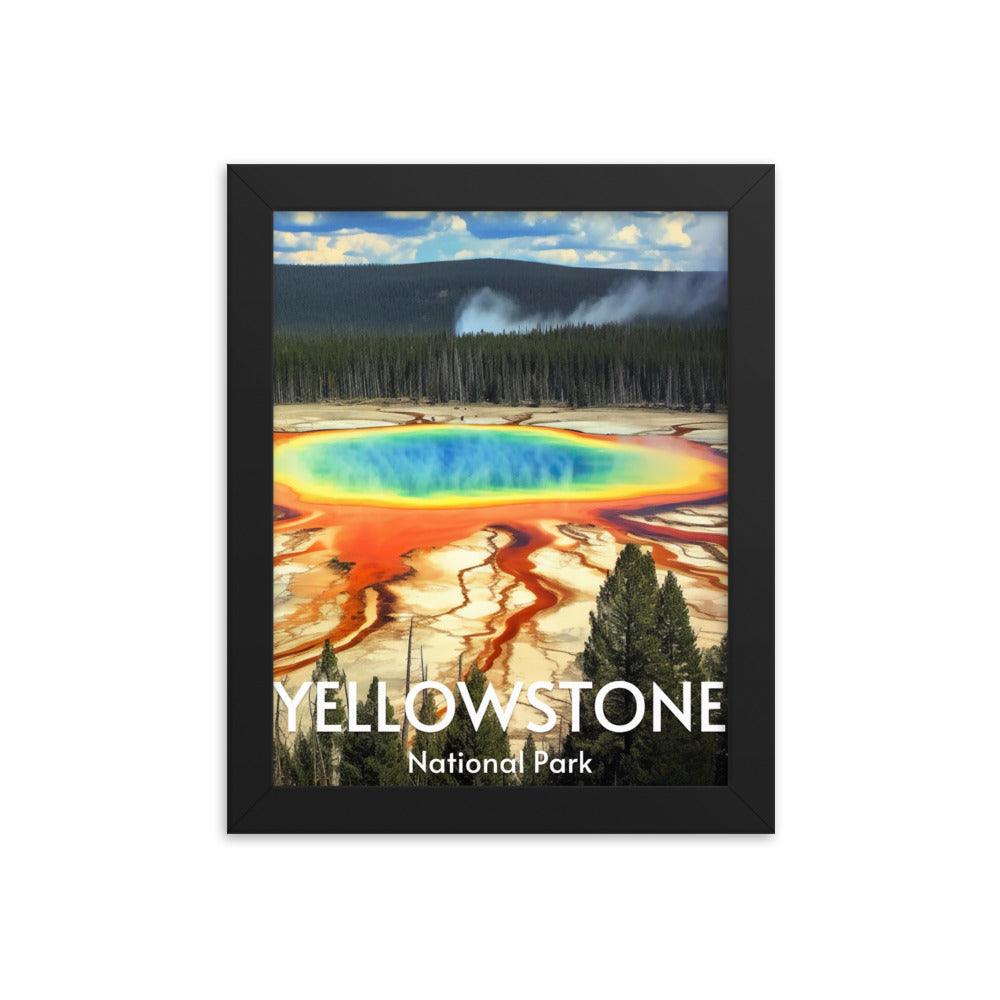 Yellowstone National Park Framed poster