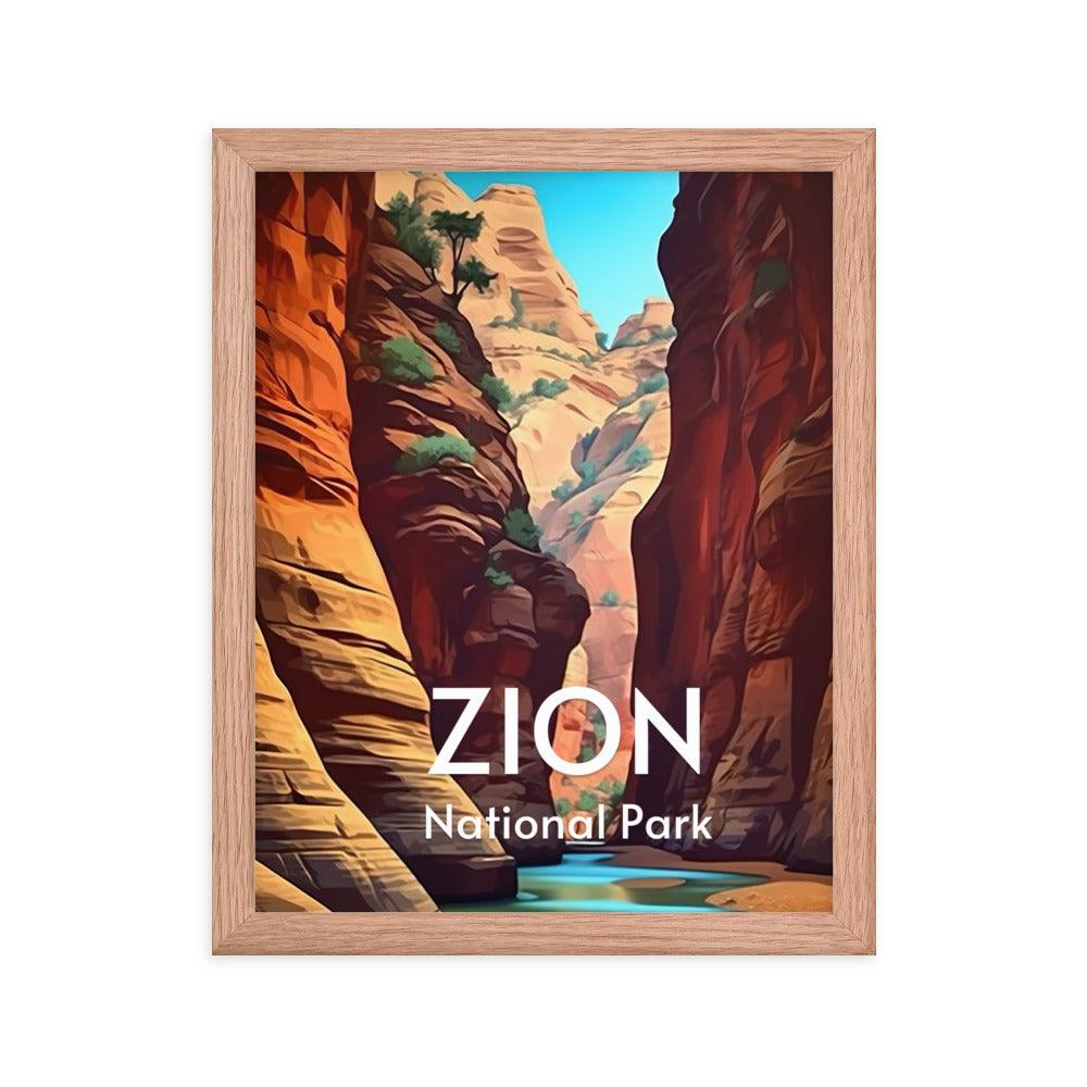 Zion National Park Framed poster