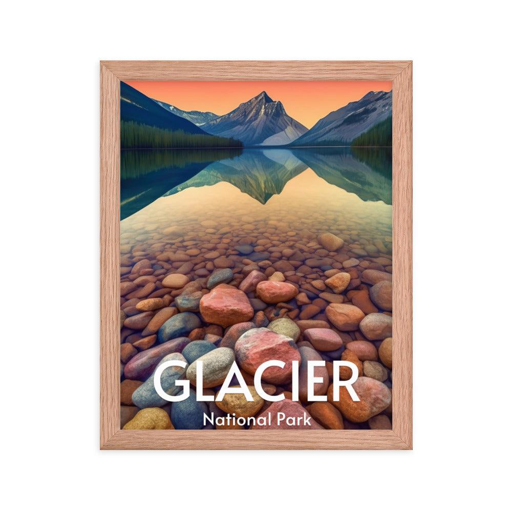 Glacier National Park Framed poster