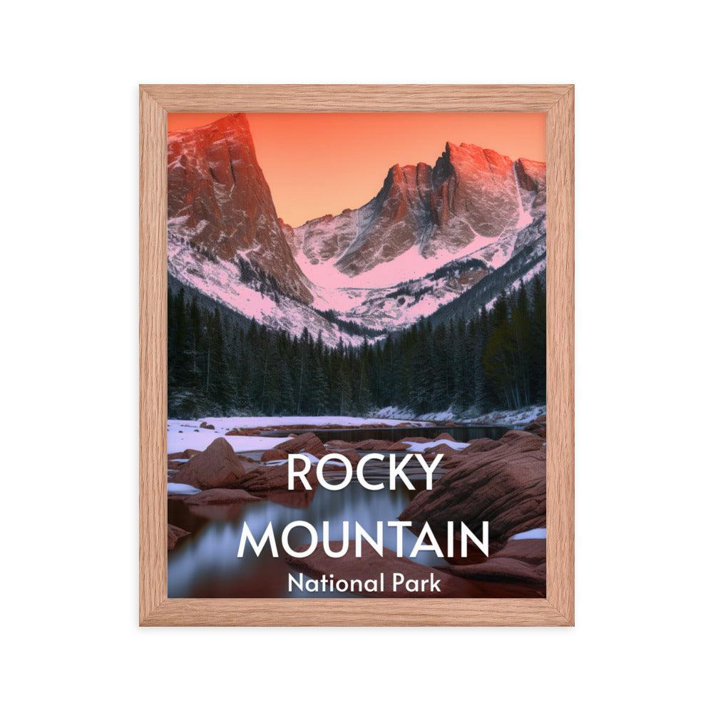 Rocky Mountain National Park Framed poster