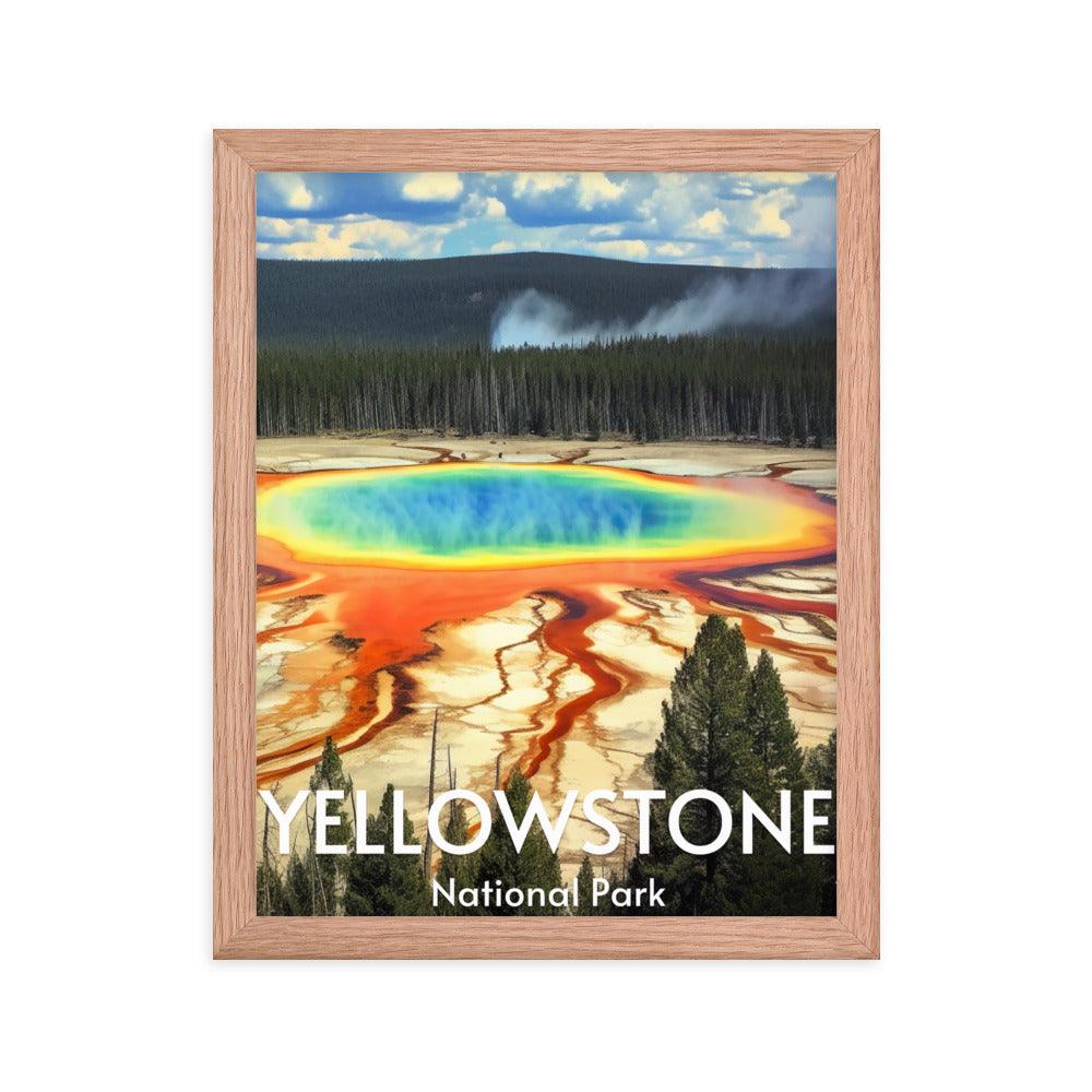 Yellowstone National Park Framed poster