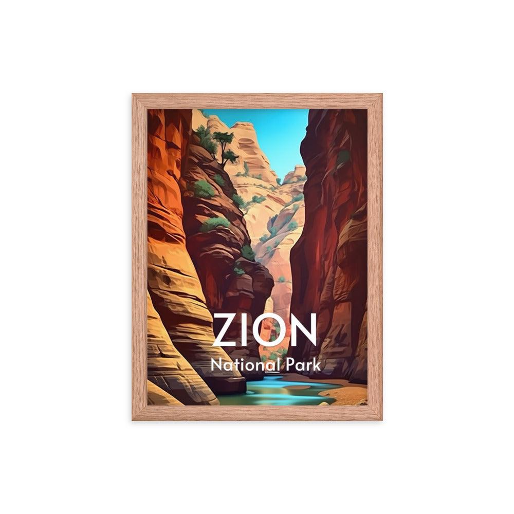 Zion National Park Framed poster