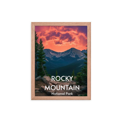 Rocky Mountain National Park Framed poster