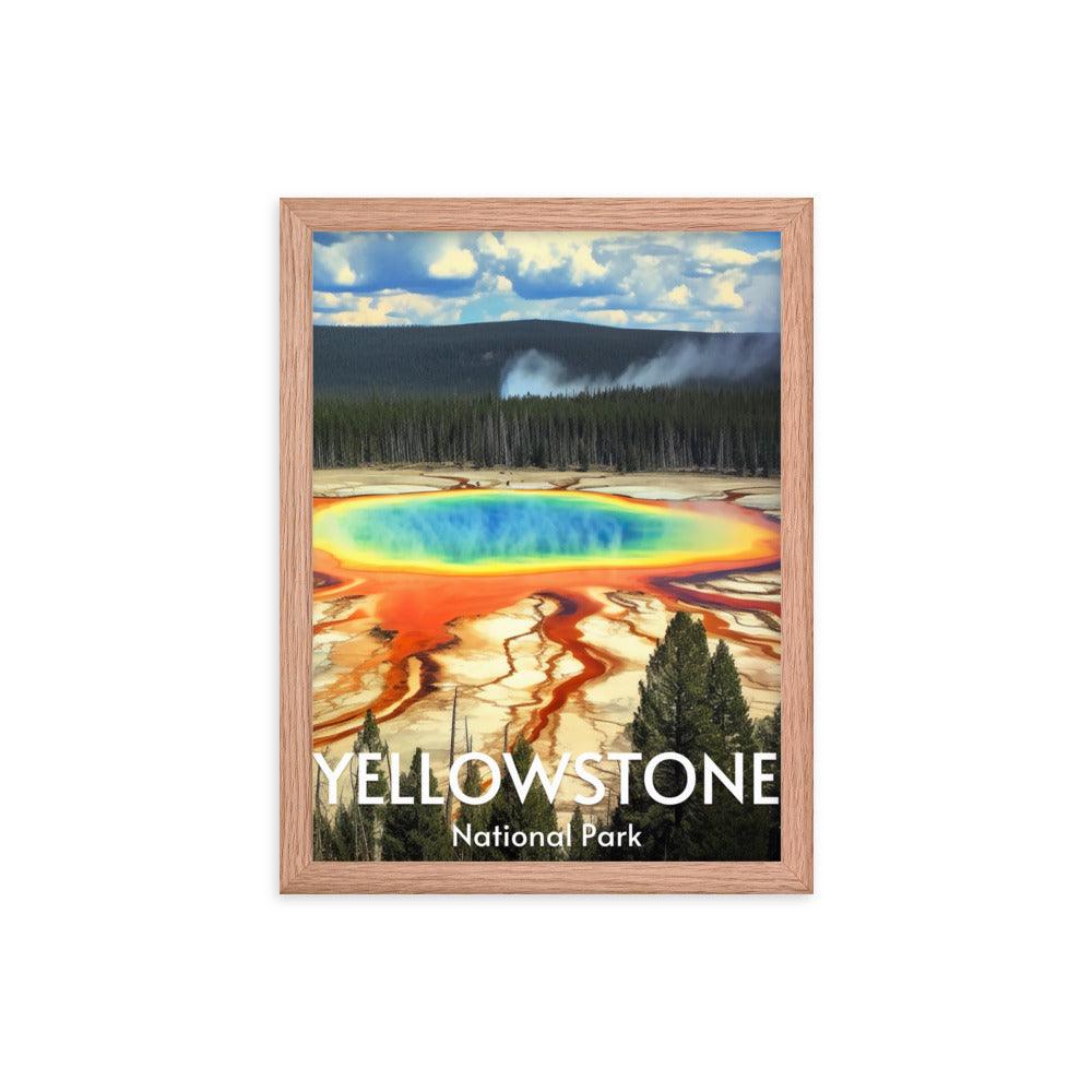 Yellowstone National Park Framed poster