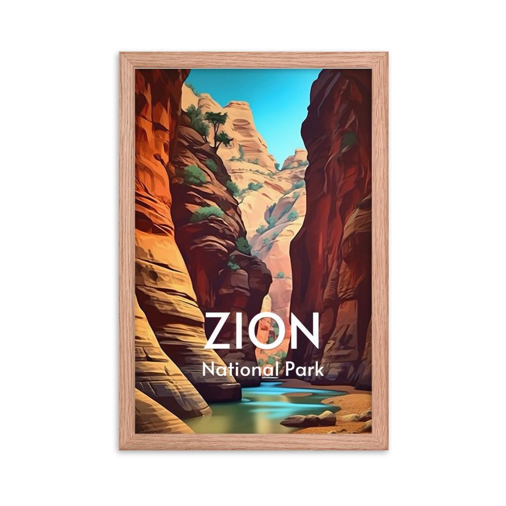 Zion National Park Framed poster