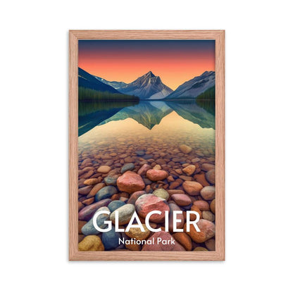 Glacier National Park Framed poster