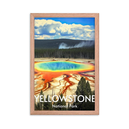 Yellowstone National Park Framed poster