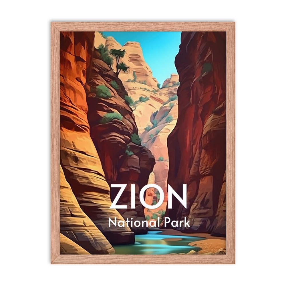 Zion National Park Framed poster