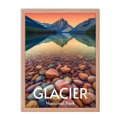 Glacier National Park Framed poster