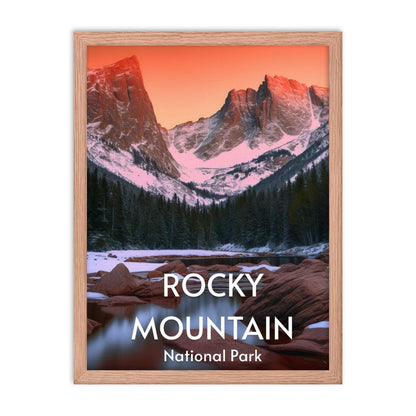 Rocky Mountain National Park Framed poster