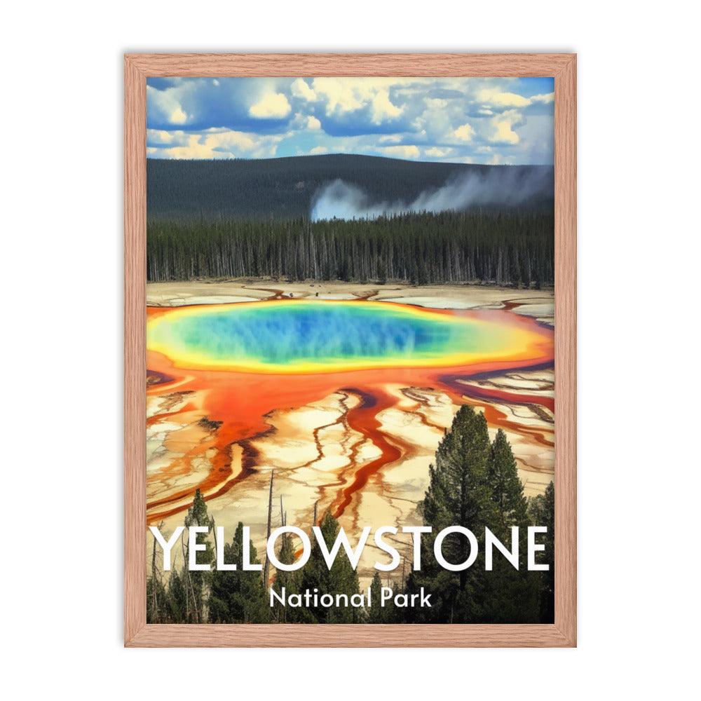 Yellowstone National Park Framed poster