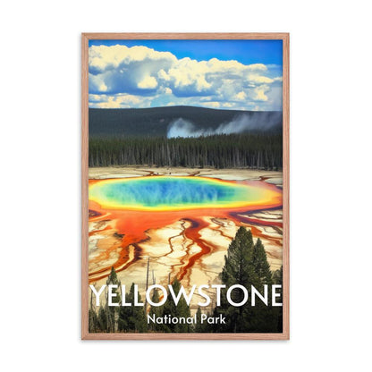 Yellowstone National Park Framed poster