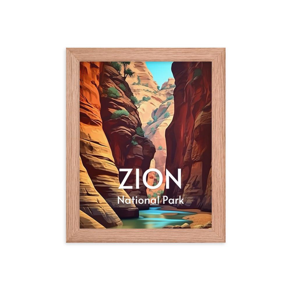 Zion National Park Framed poster