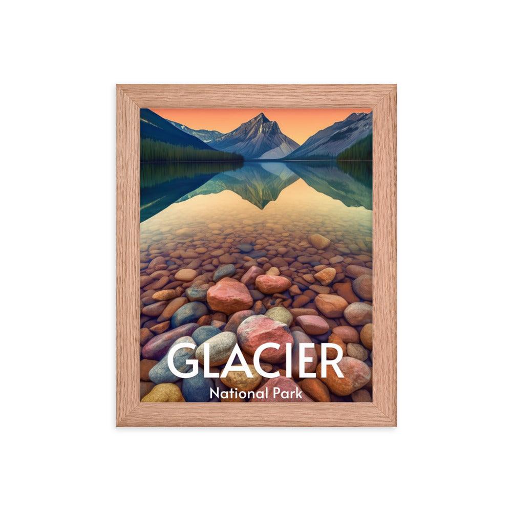 Glacier National Park Framed poster