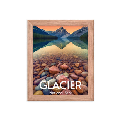Glacier National Park Framed poster