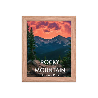 Rocky Mountain National Park Framed poster