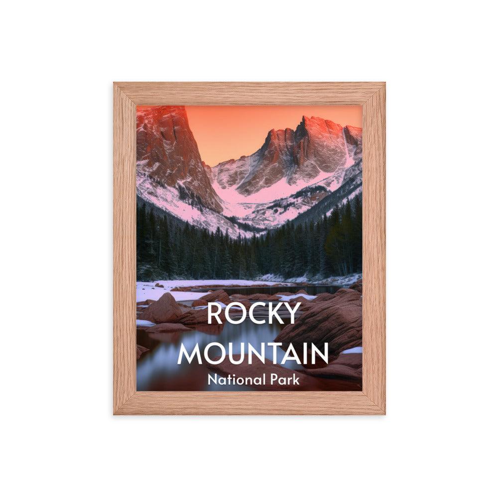 Rocky Mountain National Park Framed poster