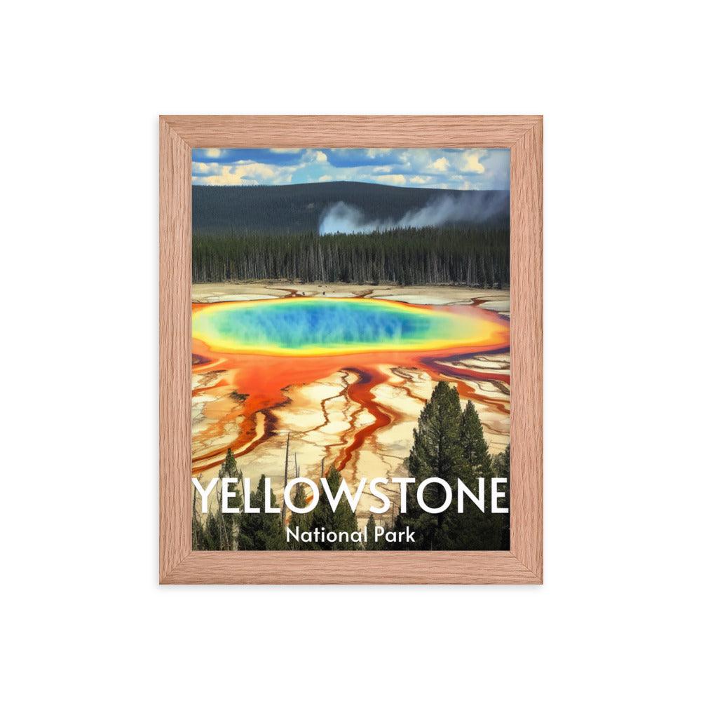 Yellowstone National Park Framed poster