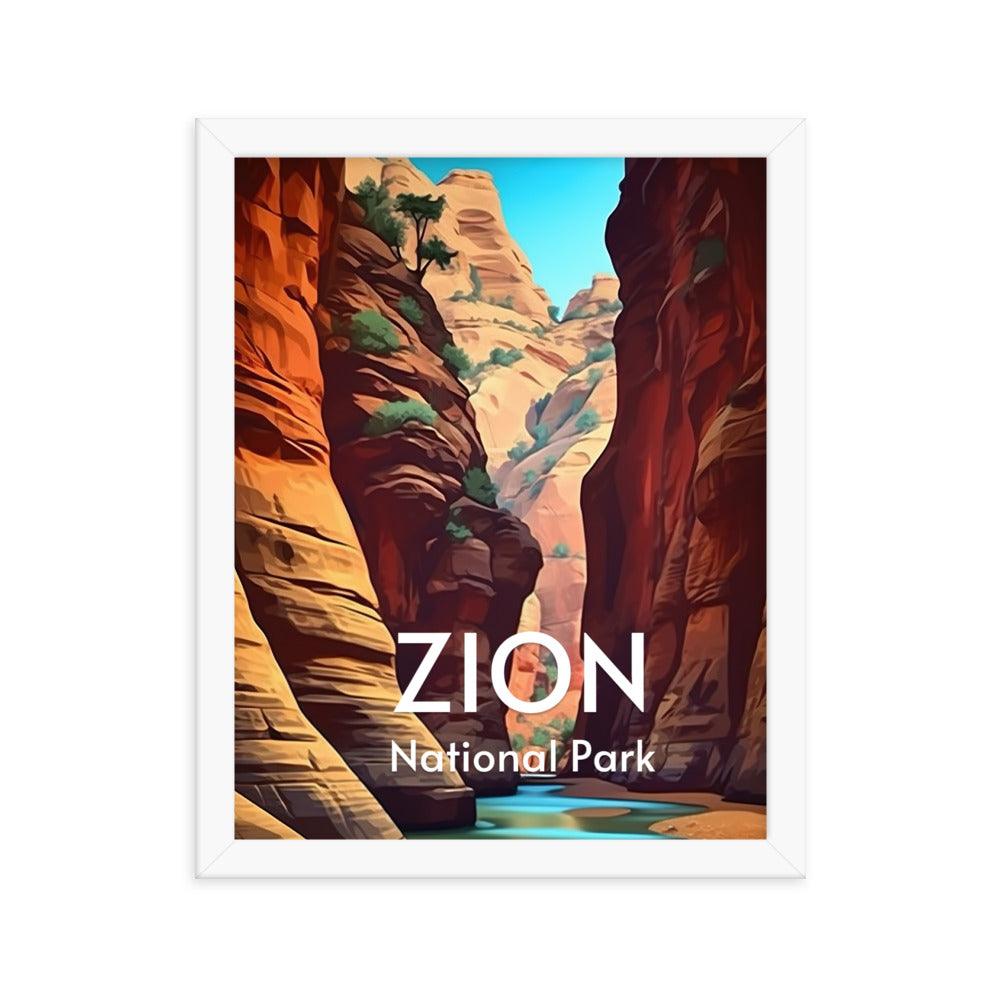 Zion National Park Framed poster