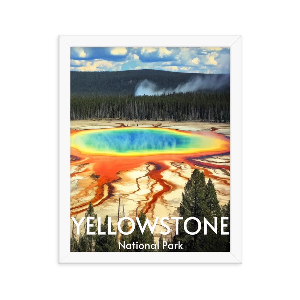 Yellowstone National Park Framed poster