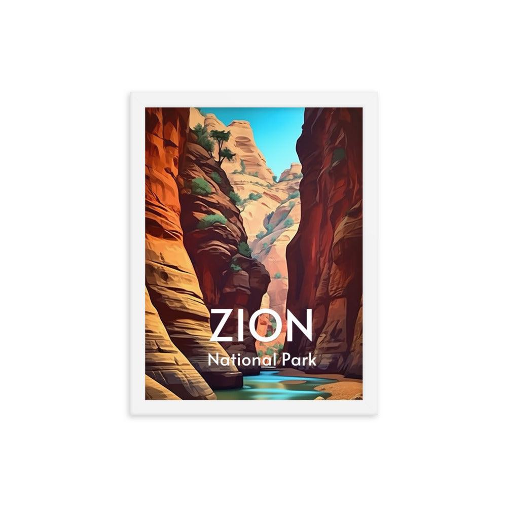 Zion National Park Framed poster