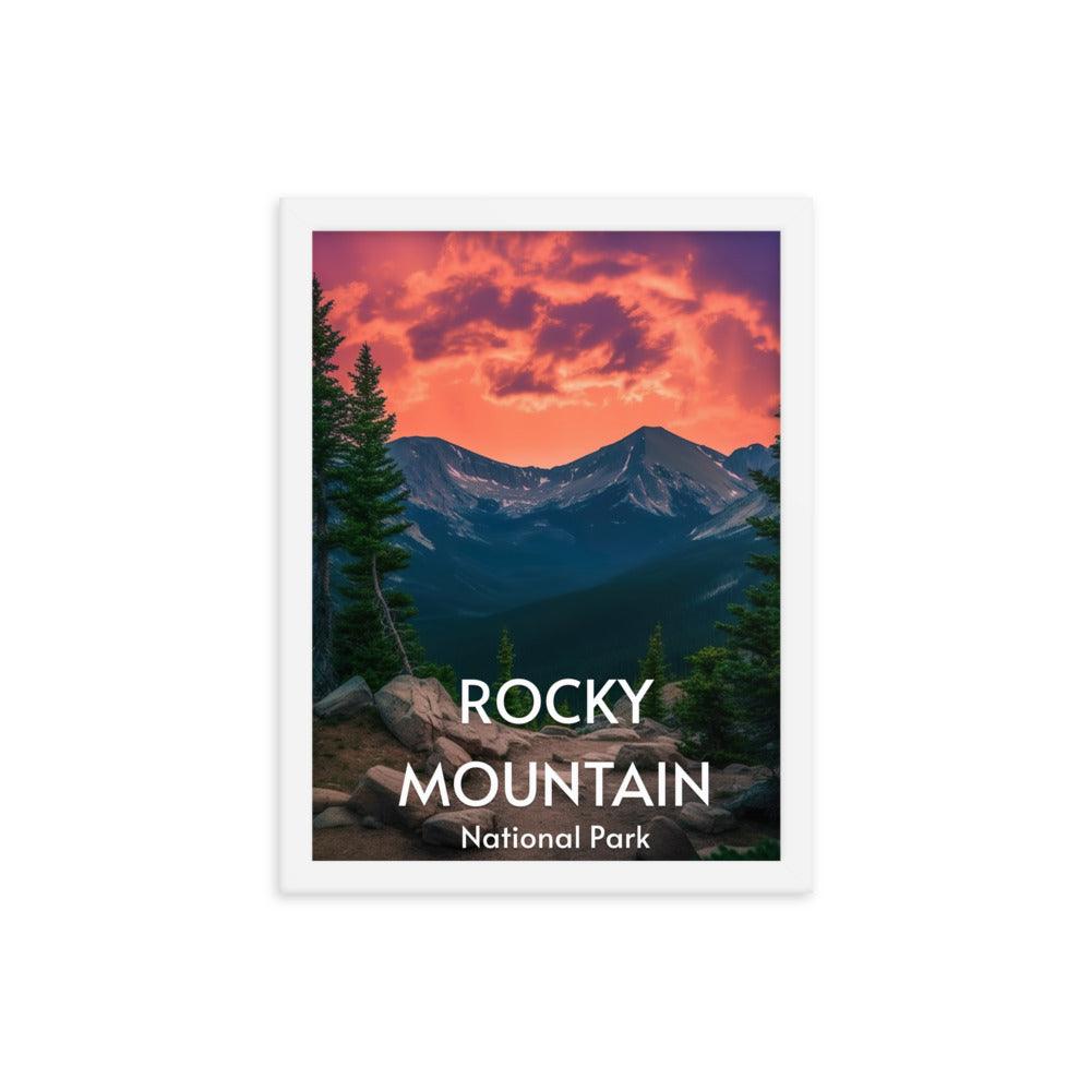 Rocky Mountain National Park Framed poster