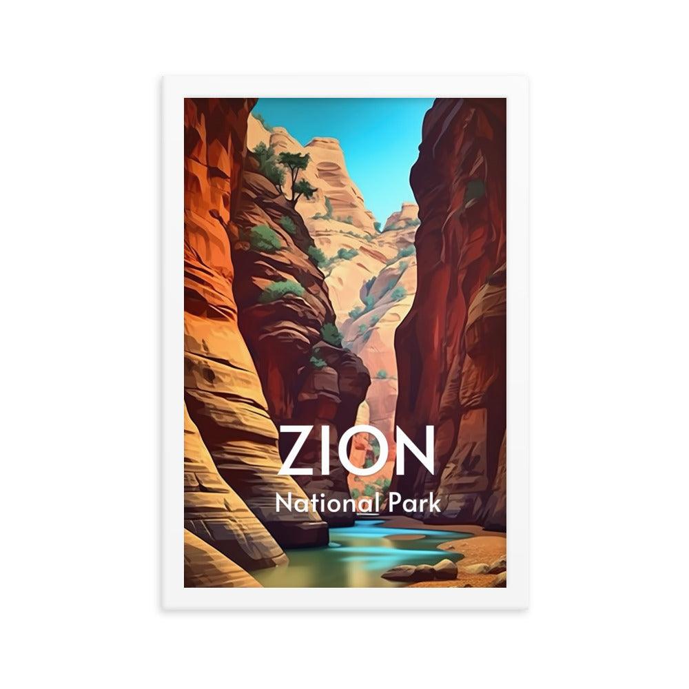 Zion National Park Framed poster