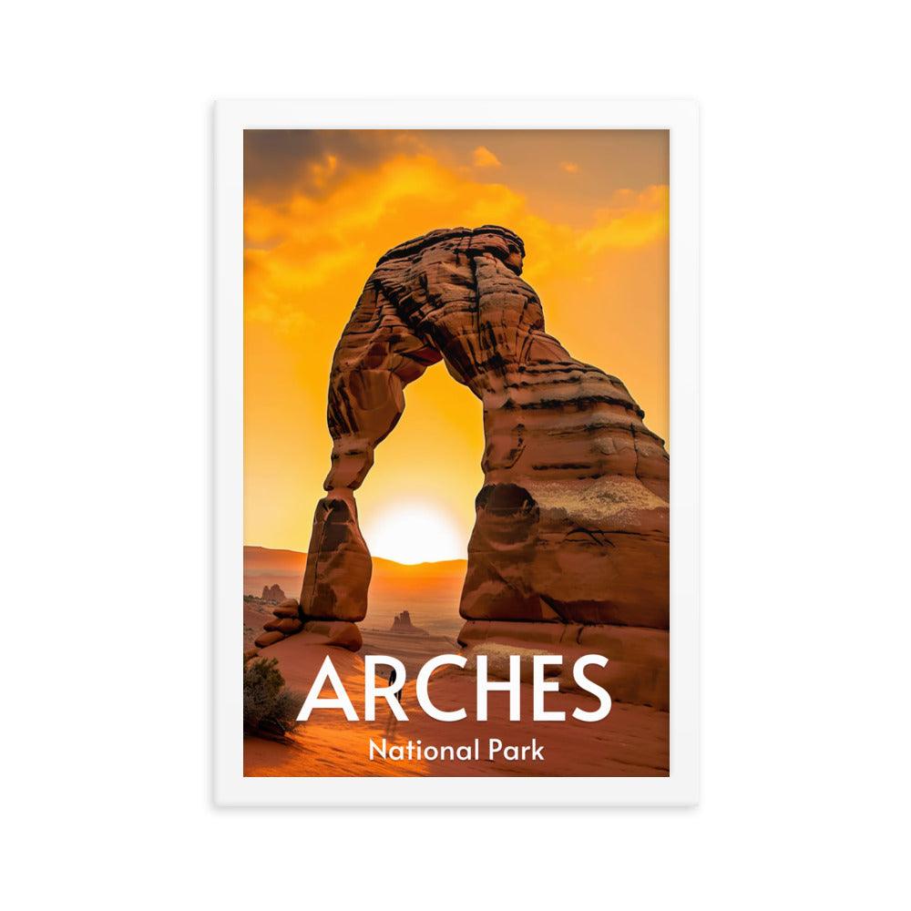 Arches National Park Framed poster