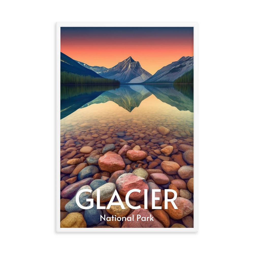 Glacier National Park Framed poster