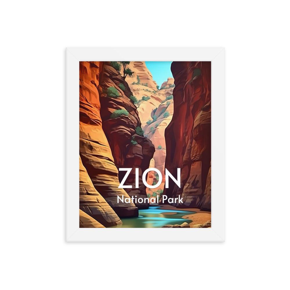 Zion National Park Framed poster