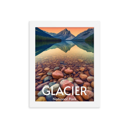 Glacier National Park Framed poster