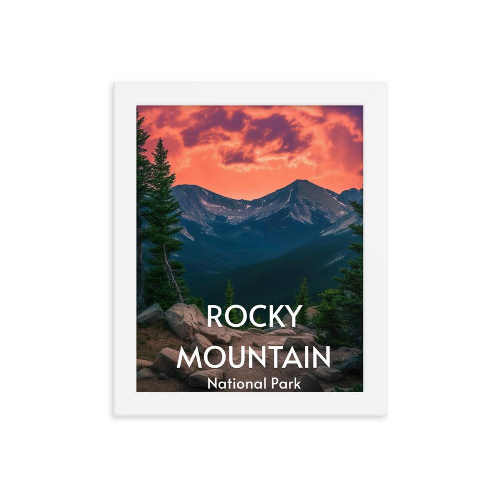 Rocky Mountain National Park Framed poster