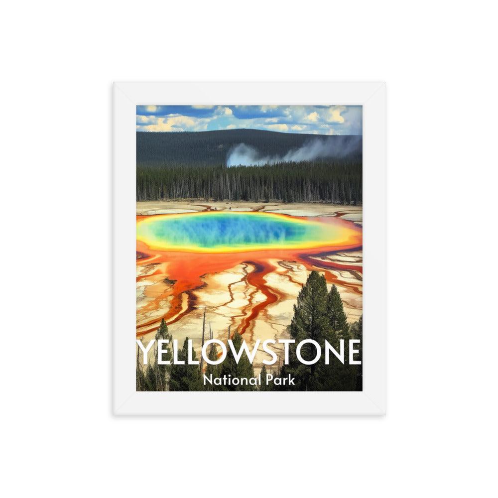 Yellowstone National Park Framed poster