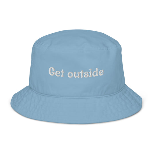 Get Outside Organic Bucket Hat - Wander Trails