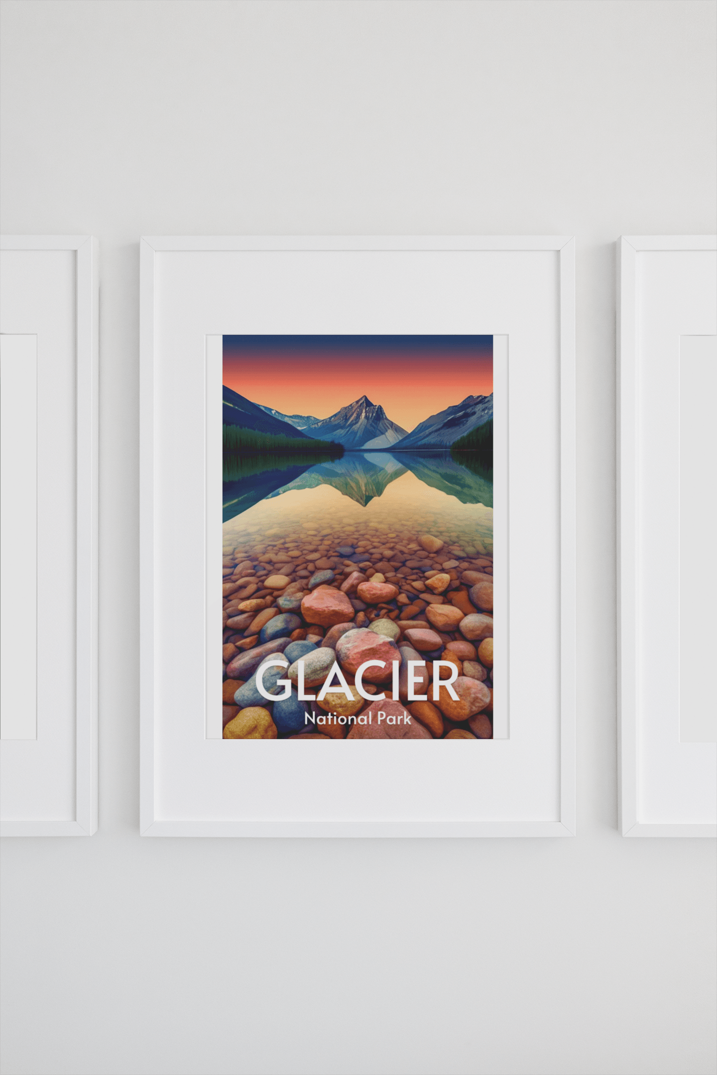 Glacier National Park Poster - Premium Matte Posters - Wander Trails