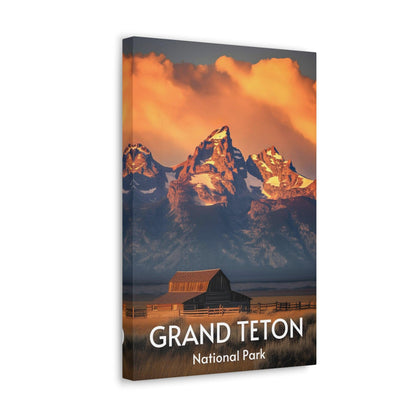 Grand Teton National Park Canvas Print - Wander Trails