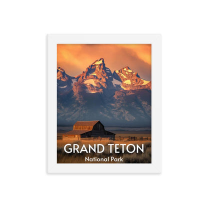 Grand Teton National Park Framed poster - Wander Trails