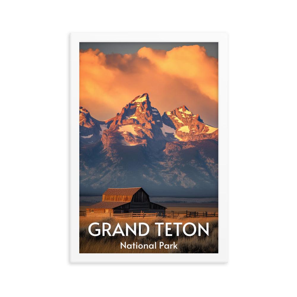 Grand Teton National Park Framed poster - Wander Trails