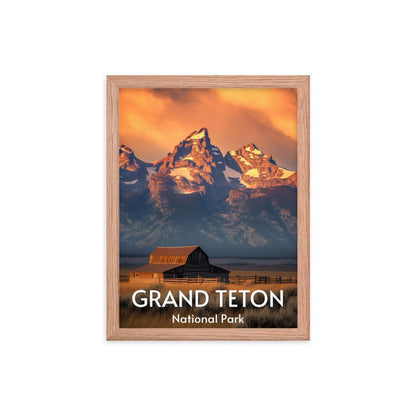 Grand Teton National Park Framed poster - Wander Trails