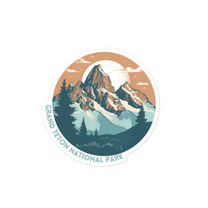 Grand Teton National Park sticker - Wander Trails