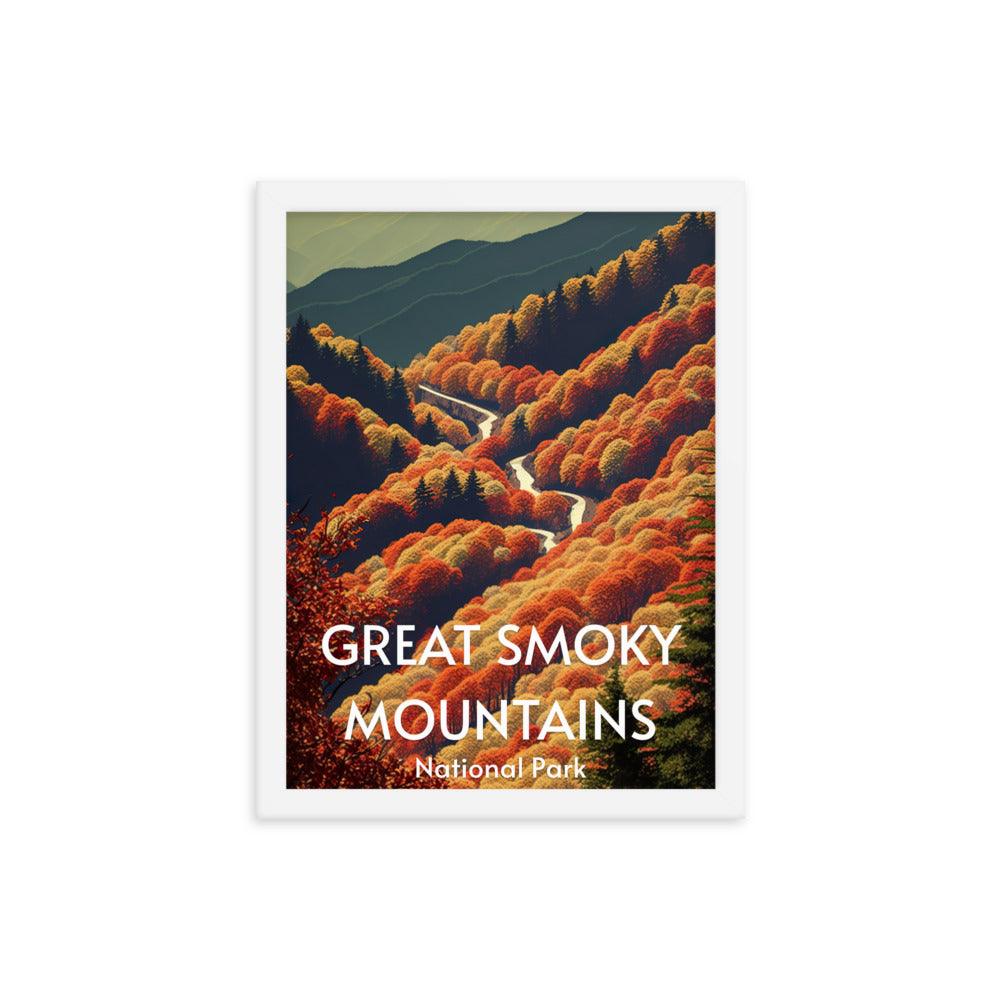 Great Smoky Mountains Framed poster - Wander Trails