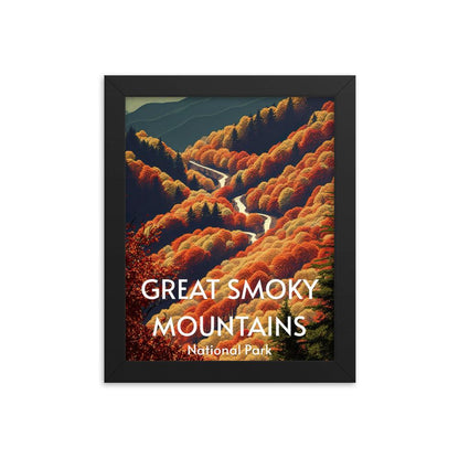 Great Smoky Mountains Framed poster - Wander Trails