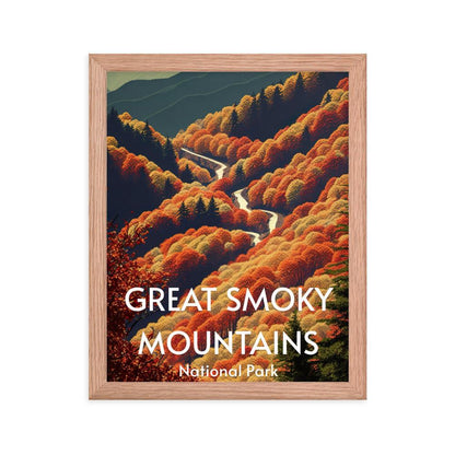 Great Smoky Mountains Framed poster - Wander Trails