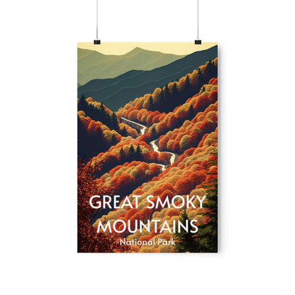 Great Smoky Mountains National Park Poster - Premium Matte Posters - Wander Trails